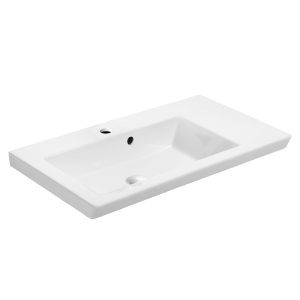 Lavoar baie – ceramica alb – 71x16x44 – Isik 70