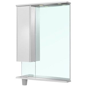 Mobilier baie - Oglinda cu dulap si iluminare LED - alb 66x90x17 - Aruba SX