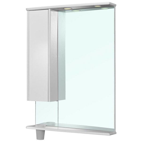 Mobilier baie - Oglinda cu dulap si iluminare LED - alb 66x90x17 - Aruba SX